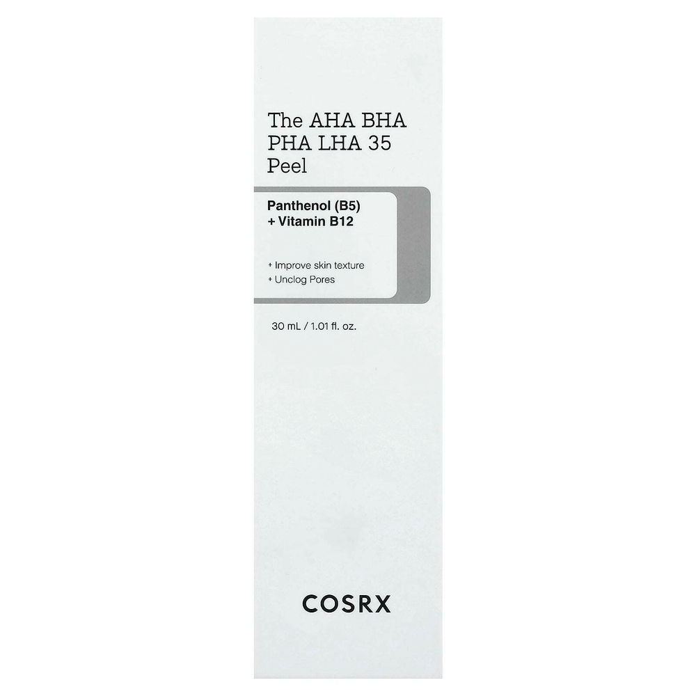 CosRx, The 35 Peel, АГК, БГК, ПГК и ЛГК, 30 мл (1,01 жидк. унции)