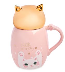 GAEM Art MUG-389/3 Кружка «Без кота и жизнь не та»
