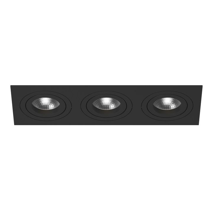 Комплект из светильника и рамки Lightstar Intero 16 (217537+217607+217607+217607) i537070707