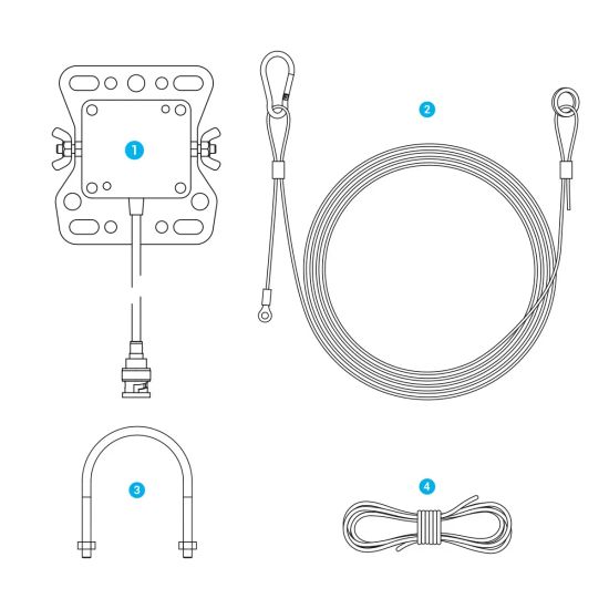 xTrap IV 20-40 Дипольная коротковолновая антенна xTrap Inverted V 20-40м