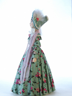 Кукла коллекционная Дама в светском костюме 19 века