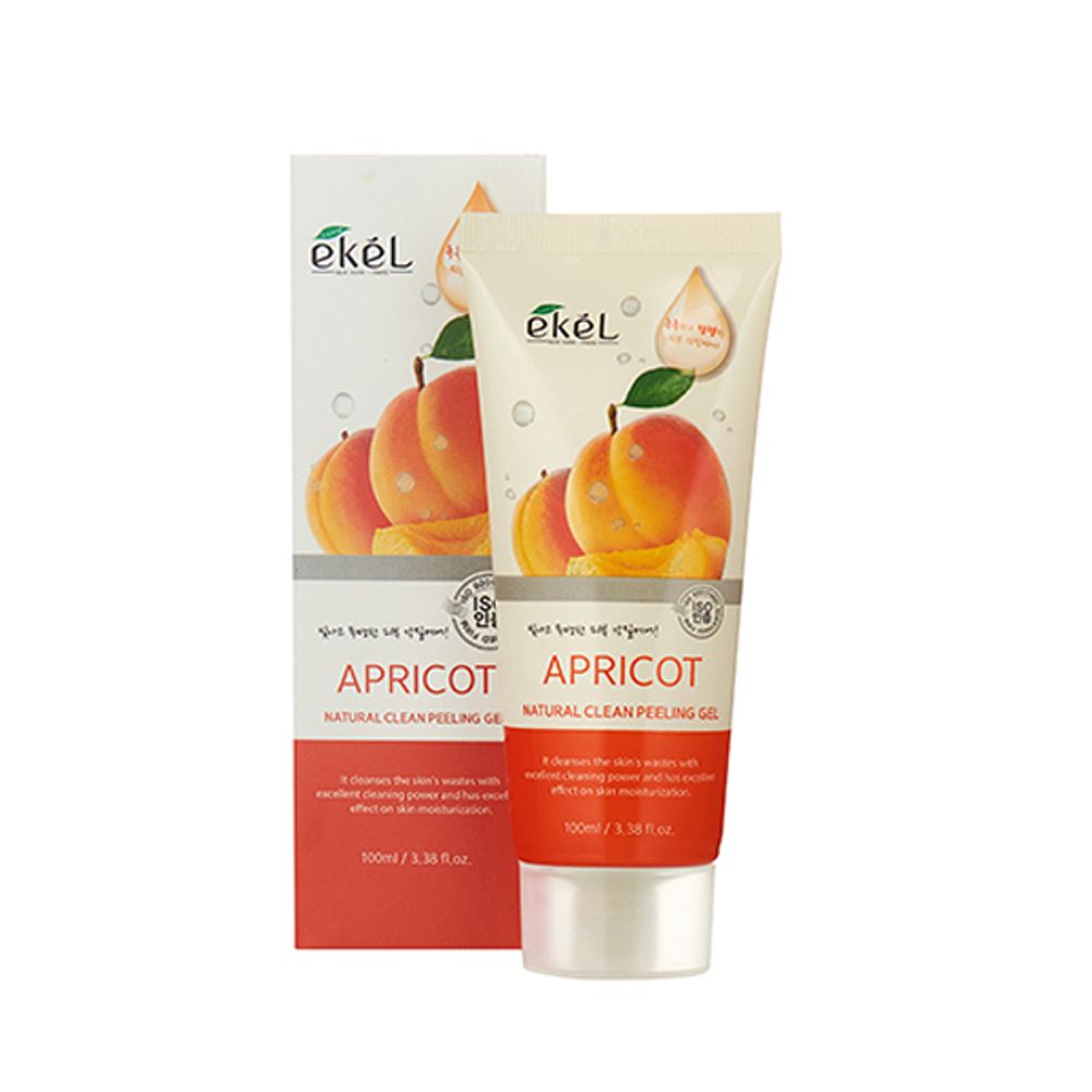 Ekel Пилинг-скатка Natural Clean Peeling Gel Apricot с экстрактом абрикоса 100 мл