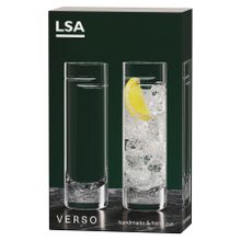 LSA International Набор из 2 высоких стаканов Signature Verso 250 мл