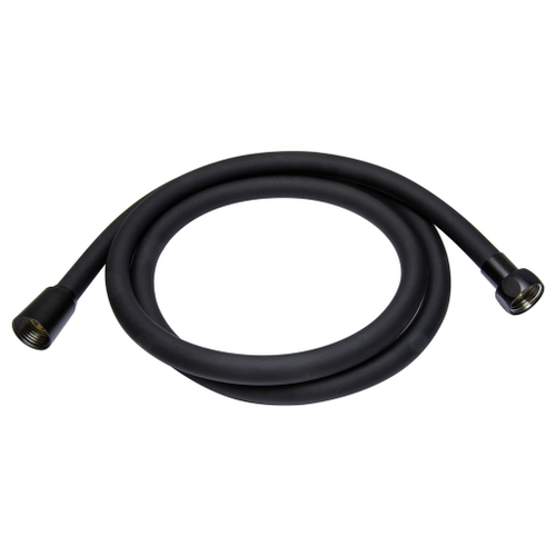 Шланг душевой 175 см имп/кон, силиконовый ЧЕРНЫЙ МАТОВЫЙ MIXLINE MIX-7-175 ЛЮКС (блистер)