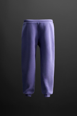 ZARA ДЖОГГЕРЫ ИЗ ВЫСОКОТЕХНОЛОГИЧНОЙ ТКАНИ С МОЛНИЯМИ, ВЫЦВЕТШИЙ СИНИЙ