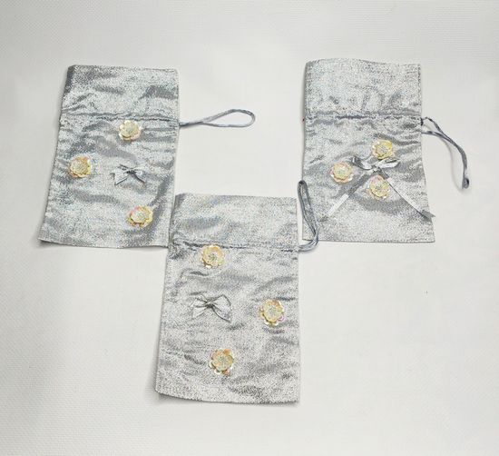 Мешок для подарков бирюза 20 шт