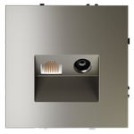 Розетка телевизионная встраиваемая VOLTUM S70 TV+RJ45 кат. 6, (шелк)