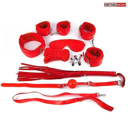 Пикантный красный набор БДСМ Bior Toys Notabu NTB-80331