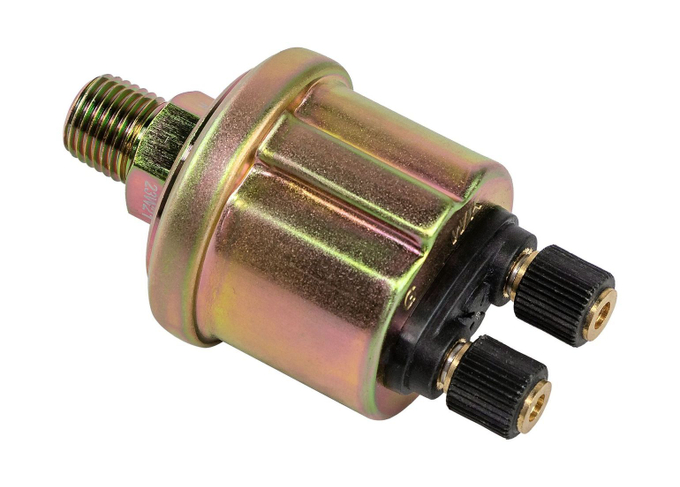 Датчик давления масла 0-5 бар, аварийная сигнализация 0.8 бар, резьба 1/4", Marine Rocket