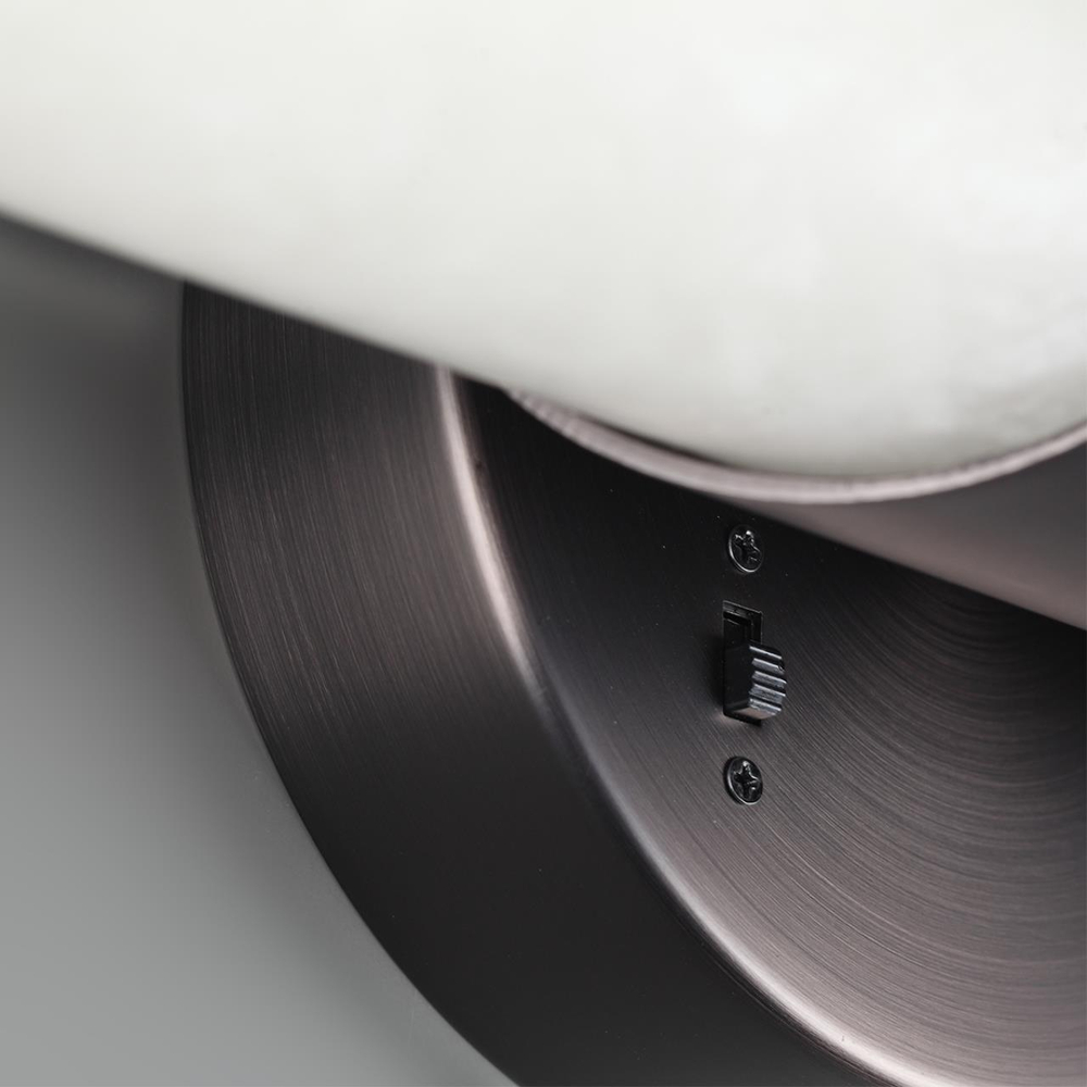 6673/12WL L-VISION ODL24 199 Настенный светильник темная латунь/металл/алебастр IP20 LED 12W 540Лм 3000K/4000K MARBELLA