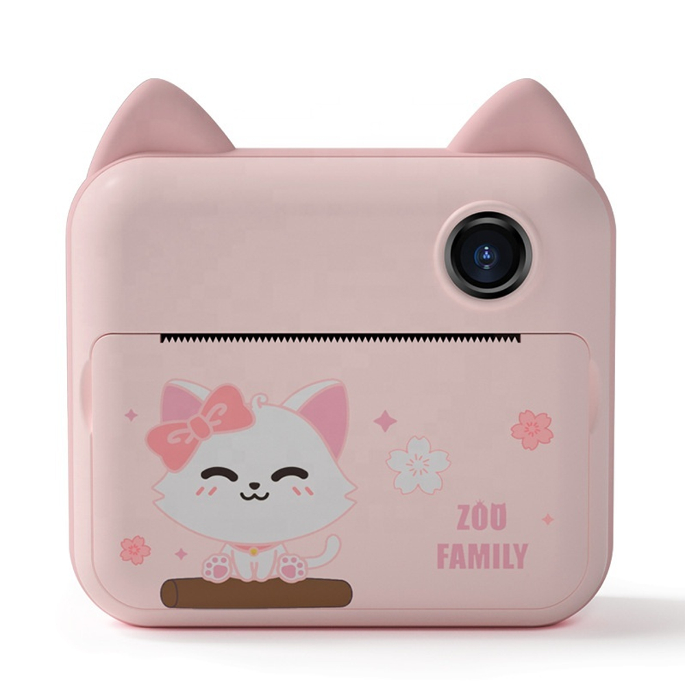 Детский фотоаппарат мгновенной печати "Little cat mini" PRINT CAMERA