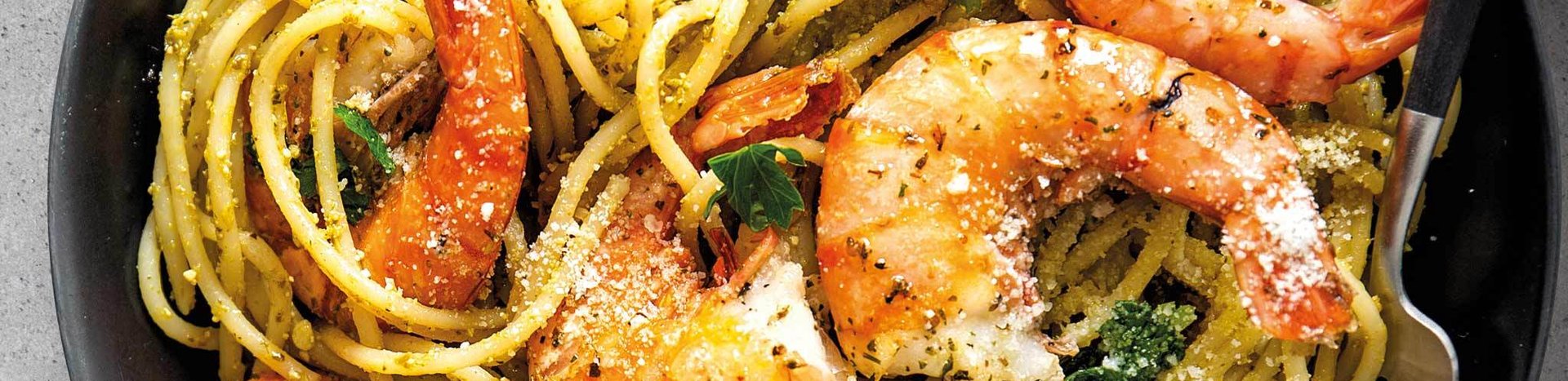 Паста с креветками