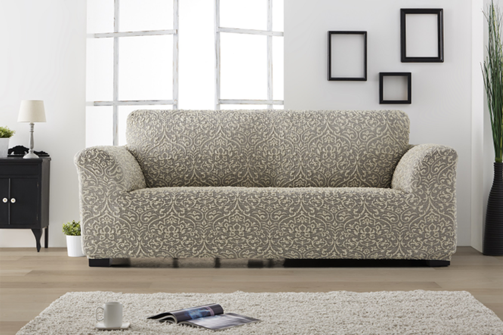 Чехол на 2-х местный диван Люкс 2, цвет Грис