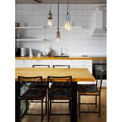 Светильник подвесной ЭРА PL13 E27 - 5 CH под лампу E27 провод 1 м хром