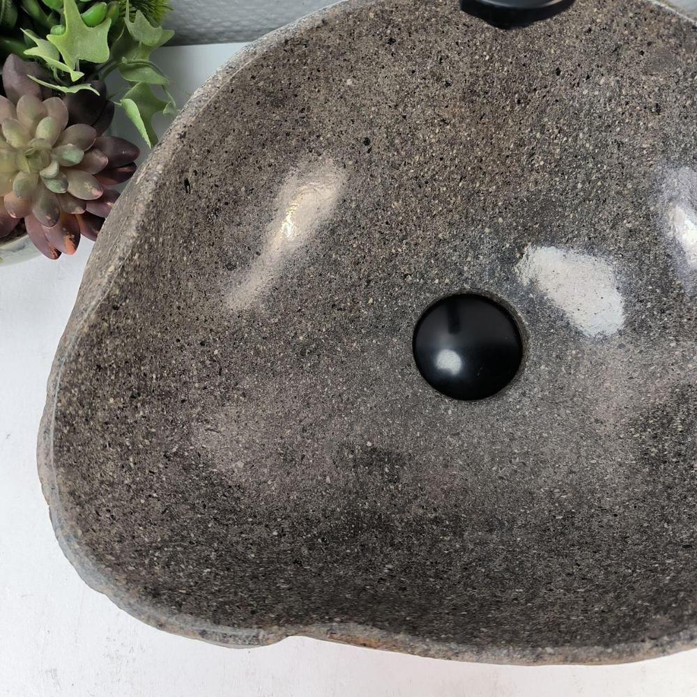 Каменная раковина из речного камня RS-05278 (41*32*15) 0861 из натурального камня
