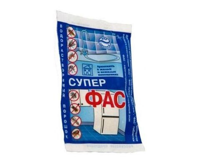 Супер Фас бытовой водорастворимый порошок от тараканов, муравьев, клопов, блох и др. 10г