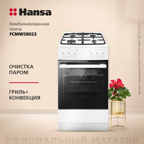 Комбинированная плита Hansa FCMW58023