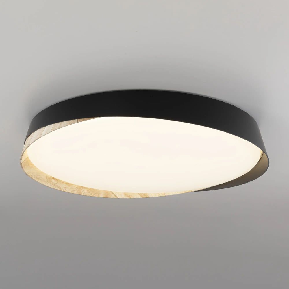 Citilux BONNY CL754451G LED RGB Светильник с пультом Чёрный + Клён