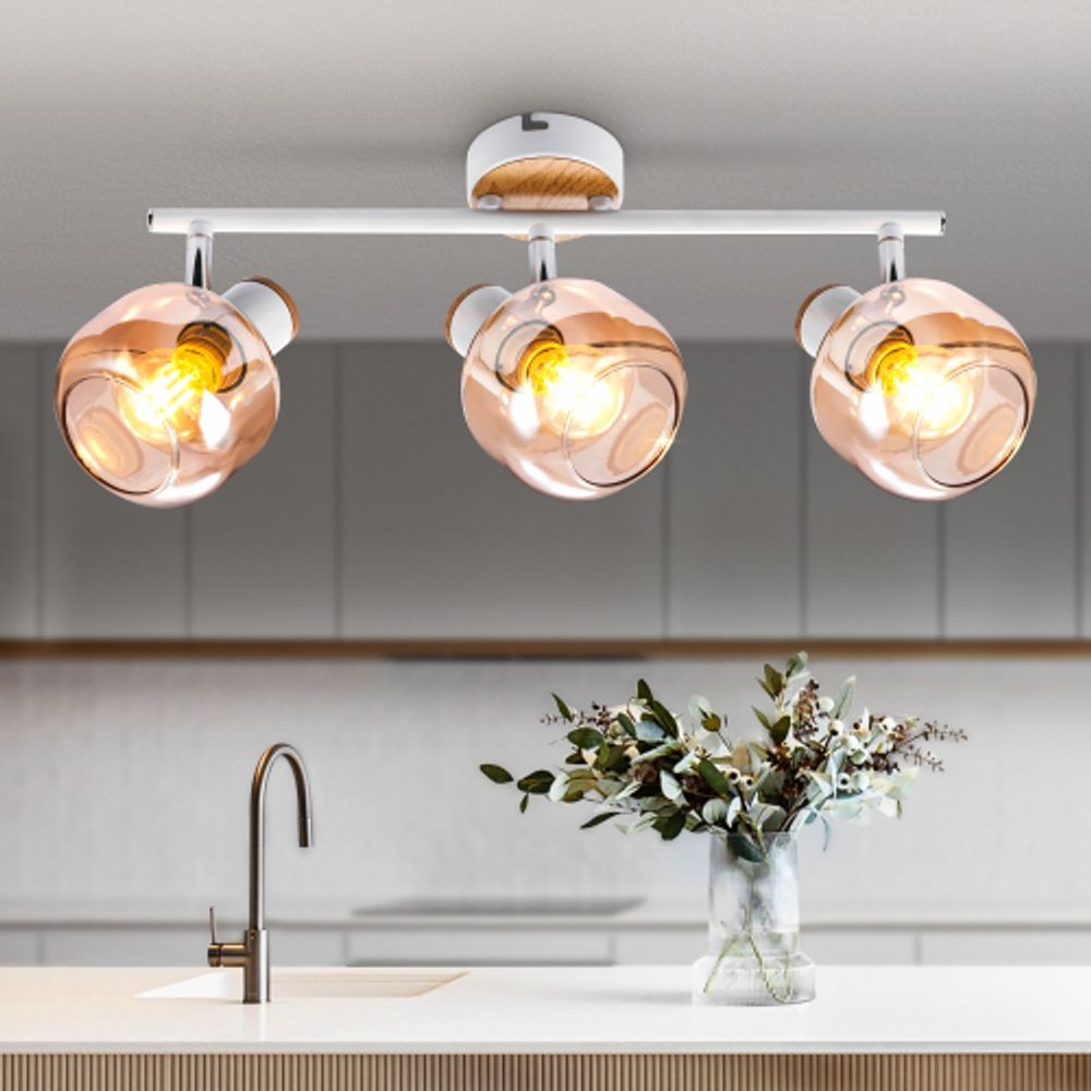 Светильник настенно-потолочный спот Rivoli Kalisto 7025-703 3 х E14 40 Вт поворотный