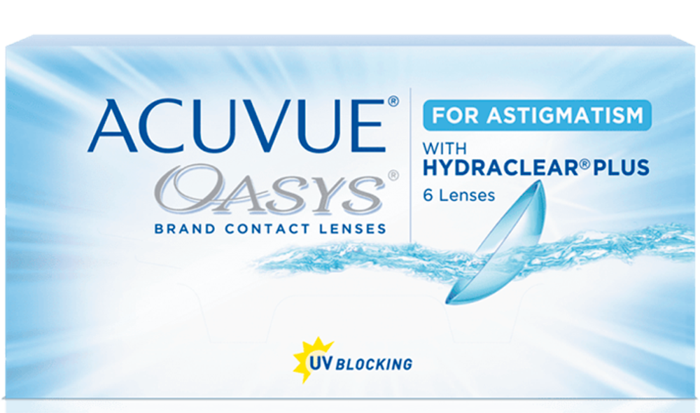 ACUVUE OASYS for ASTIGMATISM with Hydraclear Plus Цилиндр -1.75 (Акувью Оазис для астигматизма) 6 линз