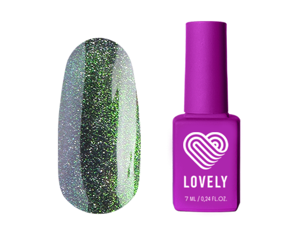 Гель-лак магнитный со светоотражающими частицами "Magic eyes" Lovely, №ME02, 7ml