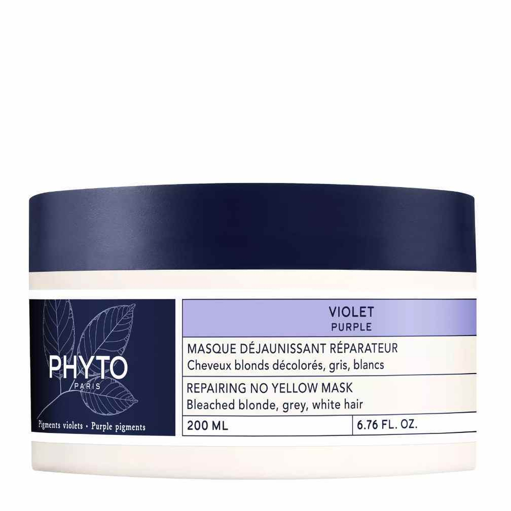 Фито Виолет Маска против желтизны волос Phyto Violet Masque déjaunissant réparateur 200 мл