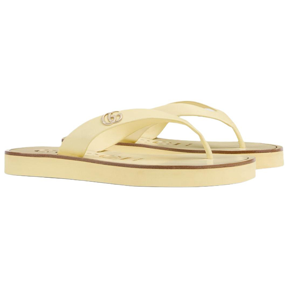 GUCCI Flip Flops Women"s Yellow