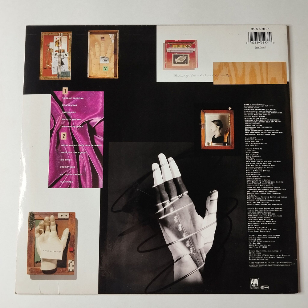Винтажная виниловая пластинка LP Suzanne Vega Days Of Open Hand (Holland 1990) Rusted Pipe