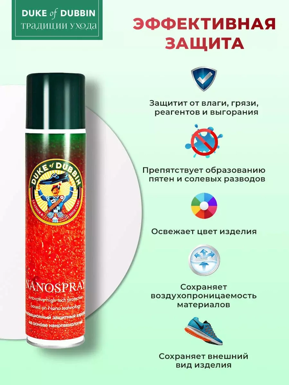 Водоотталкивающий спрей Duke of Dubbin Nanospray