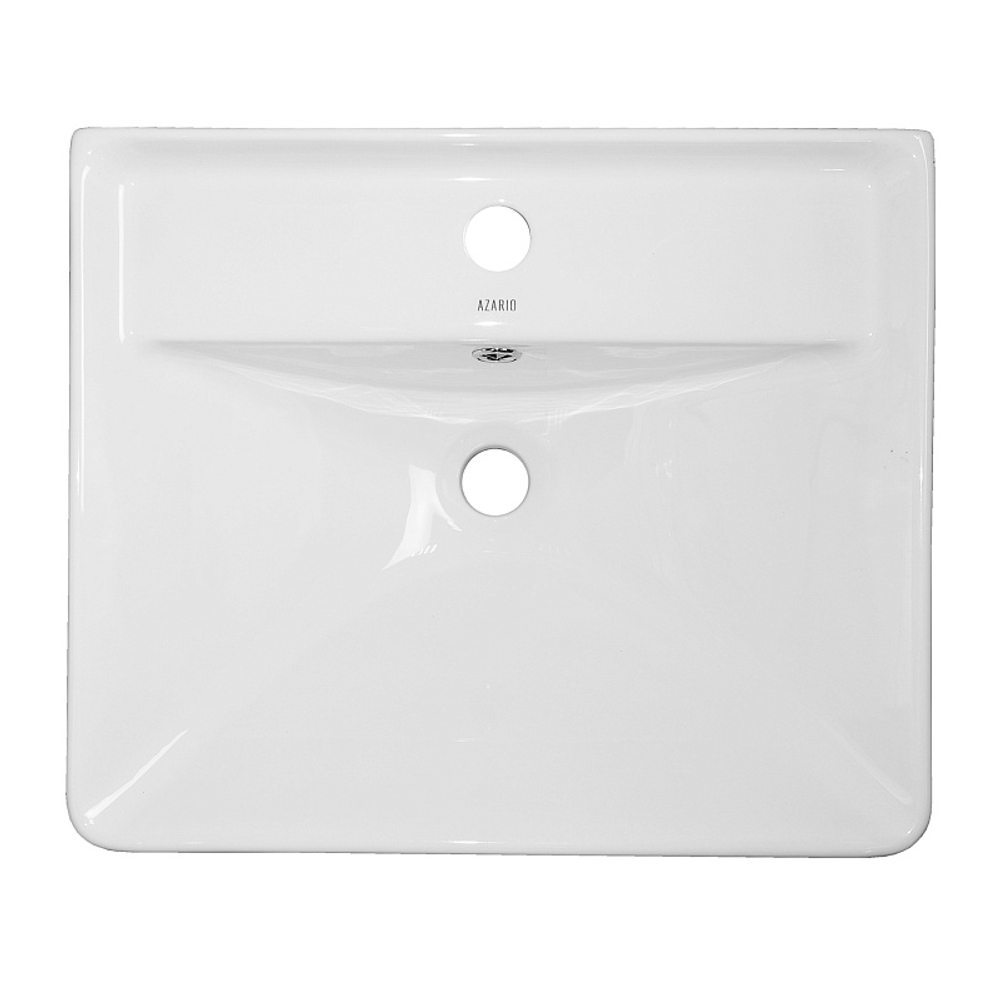 Комплект Аzario Тумба LOTOS 50 Н 500х475х880 напольная, с раковиной Monte 50, белый глянцевый (CS00094663)