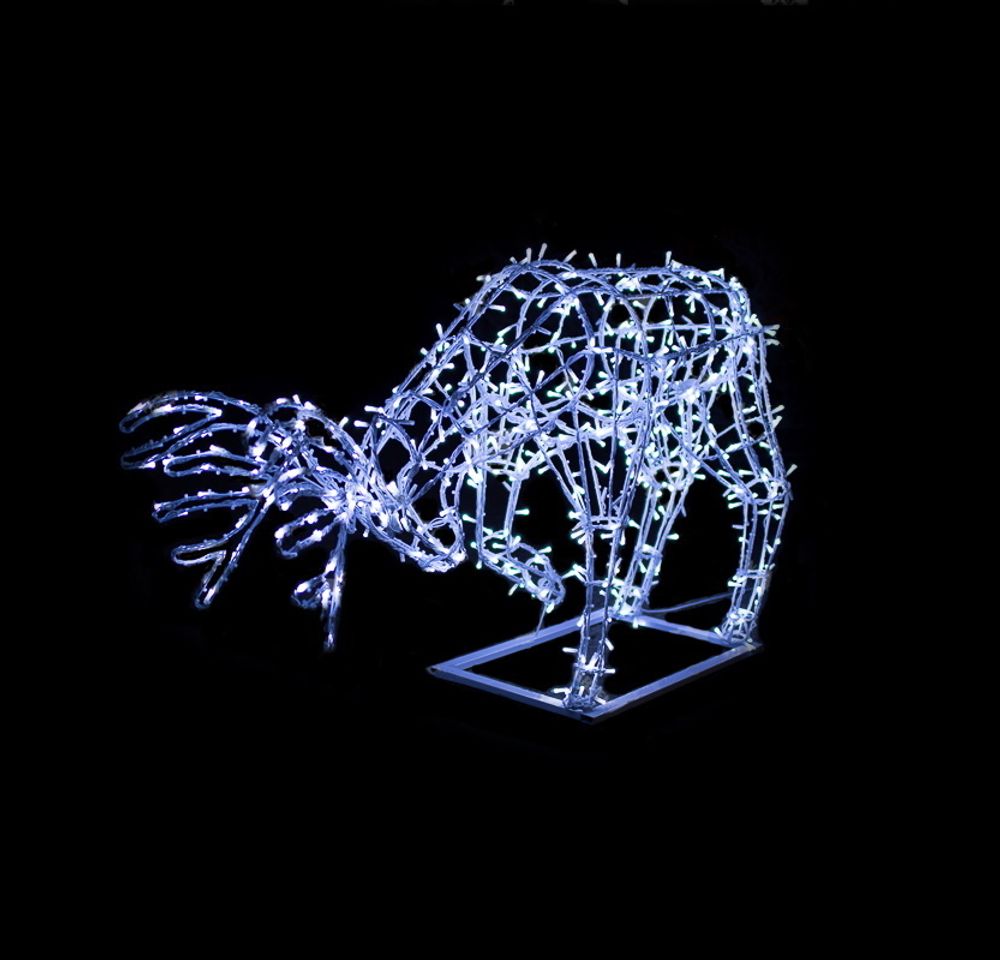 Световая фигура оленя «Рудольф»