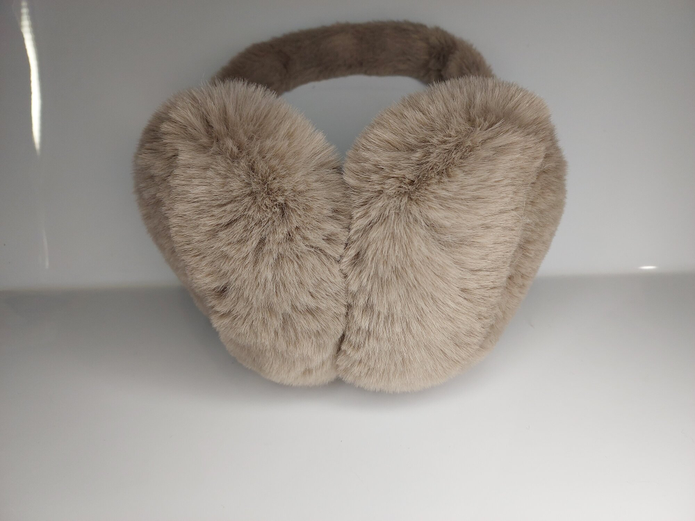 Наушники, меховые, тёплые, розовые, универсальные, 46-52 размер