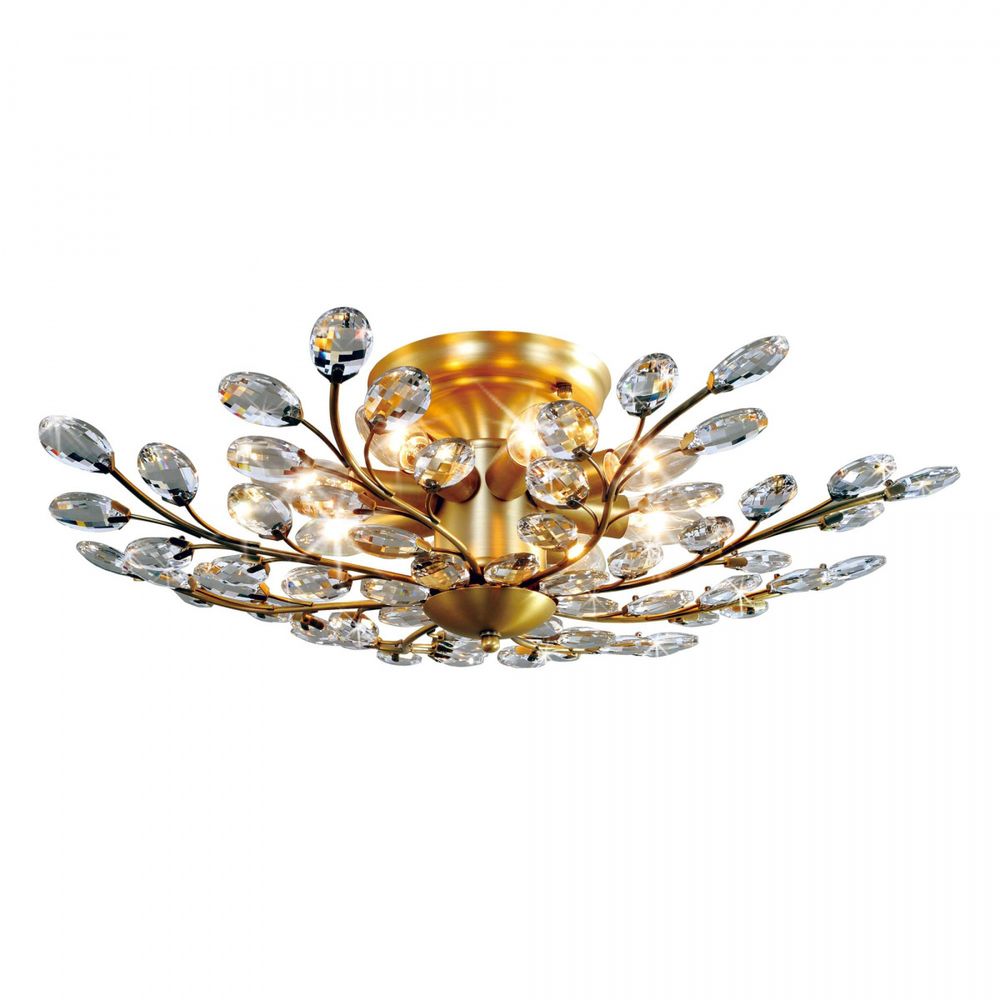 Citilux Серенада CL315183 Люстра хрустальная Бронза