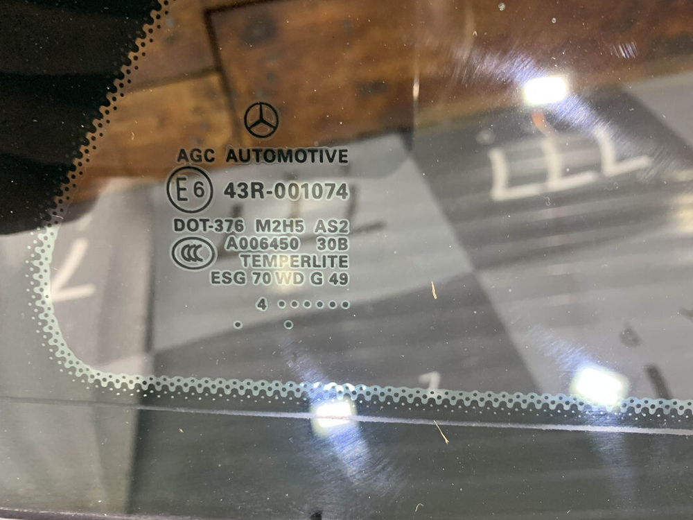 Стекло двери задней правой Mercedes ML GLE (W166) 11-18 Б/У Оригинал A1667301455