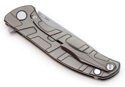 Нож Широгоров Флиппер 95 S90V S узор T подшипникифотография - 11