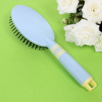 Расческа массажная «Marlene», овальная, цвет голубая лазурь, 7*24 см (блистер Ultramarine)