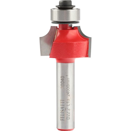 Фреза кромочная калевочная FELISATTI 22.2х13мм R4.8 хвостовик 8мм   30040