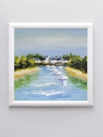 Картина на стену для интерьера на холсте 34*34 см