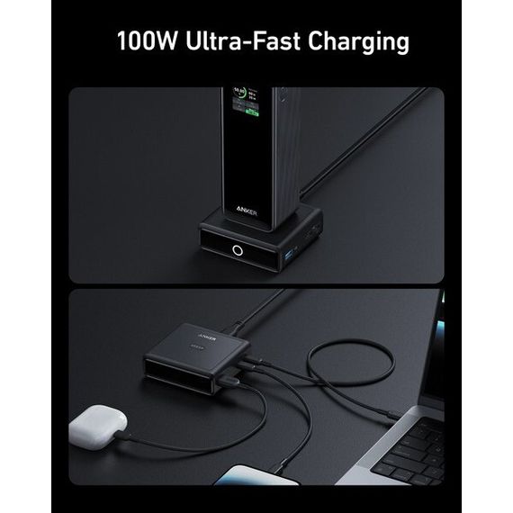 Зарядная станция Anker 100W Charging Base для Anker Prime Power Bank (A1902311)
