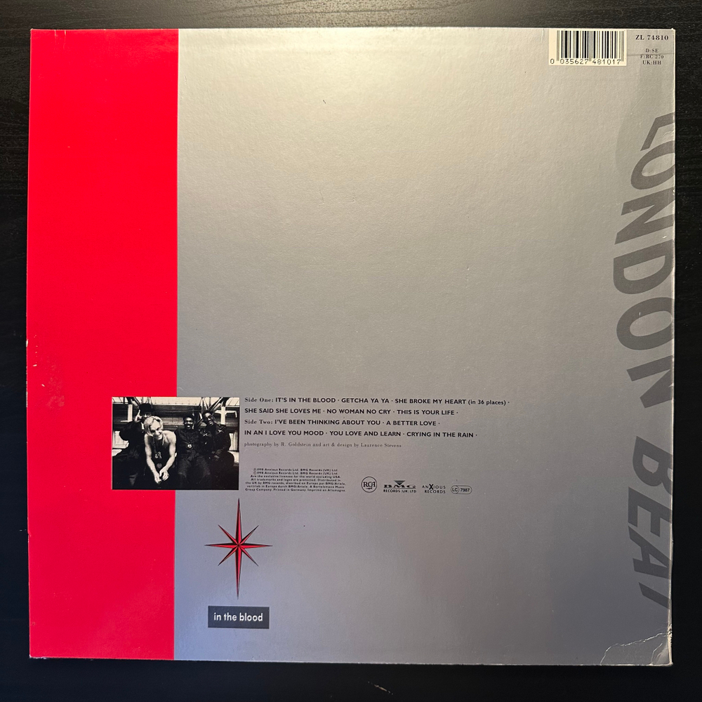 Londonbeat - In The Blood (Европа 1990г.)