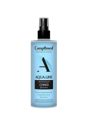 Compliment PROFESSIONAL AQUA LINE УВЛАЖНЯЮЩИЙ СПРЕЙ ДЛЯ ВОЛОС, 250мл