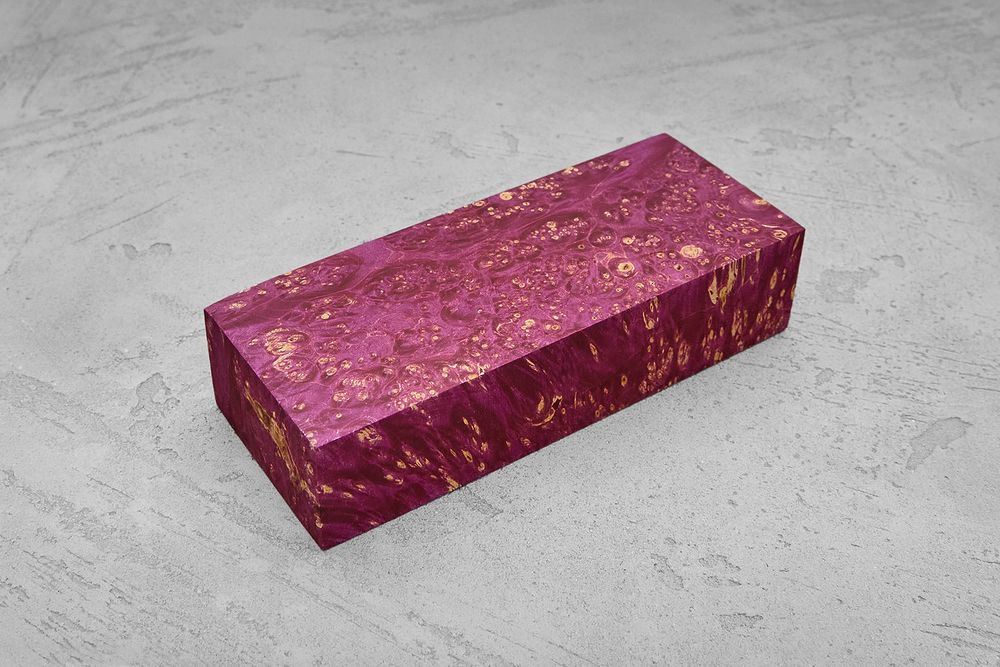 Кап клёна стабилизированный одноцветный Т12