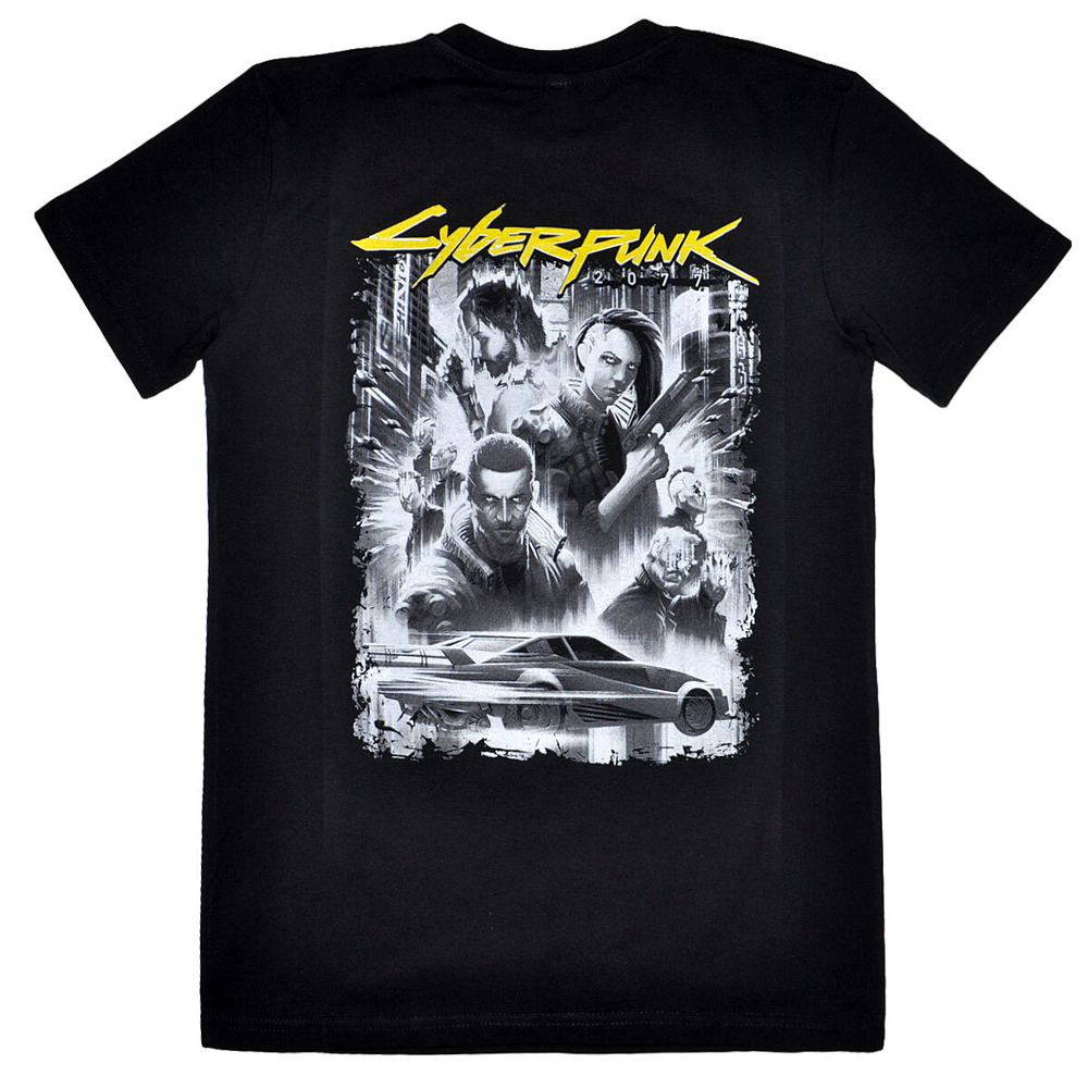 Футболка подростковая "Сyberpunk 2077 / Киберпанк 2077"