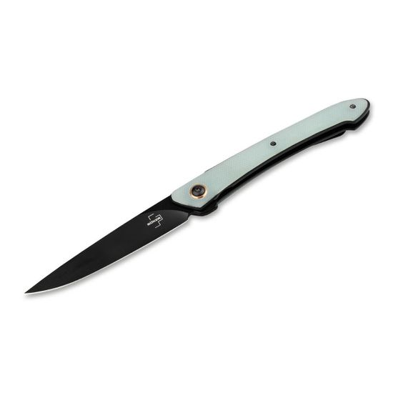Складной нож Boker 01BO357 Urban Spillo Jade G10 c клинком из стали 440C, рукоять G10