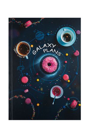 Бизнес-блокнот А5, 80л ''Galaxy plans'' черный