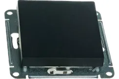 Выключатель Systeme Electric ATLASDESIGN 1-клавишный карбон 34605