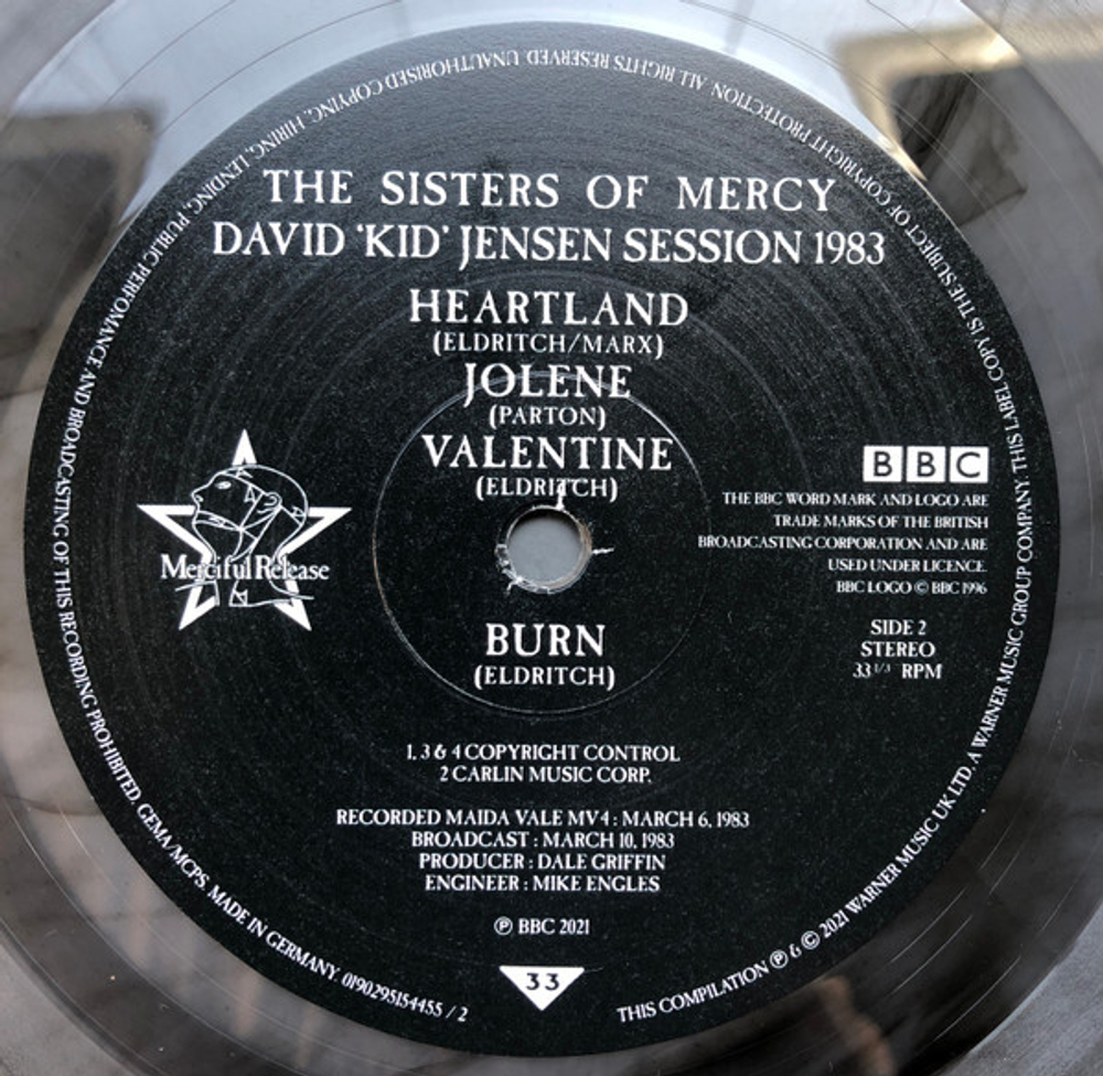 The Sisters Of Mercy / BBC Sessions 1982-1984 (Limited Edition)(Coloured Vinyl)(2LP)