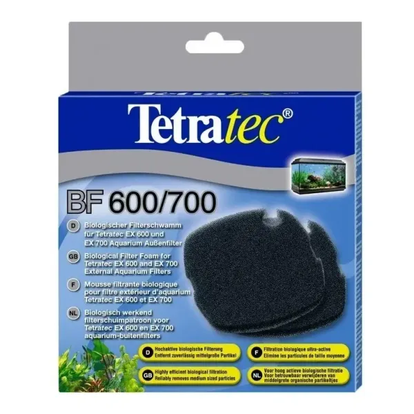 Био-губка, Tetra BF 400/600/700/800, для внешних фильтров Tetra EX 400/600/700/800 Plus, 2 шт.