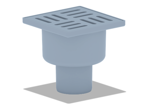 ТРАП АНИ ПЛАСТ С РЕШЕТКОЙ ИЗ ПЛАСТИКА 10Х10 ТА5204