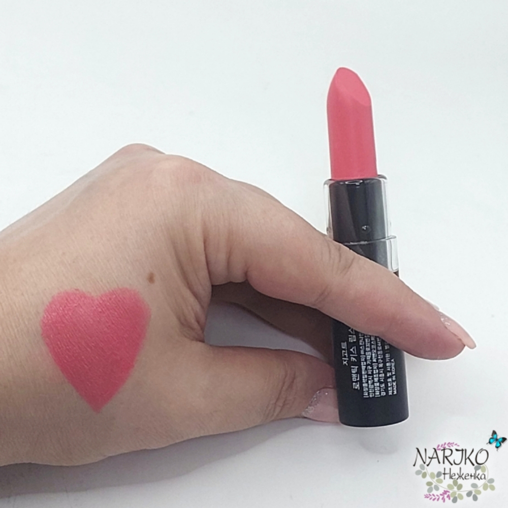 Кремовая помада для губ JIGOTT Romantic Kiss Lipstick №06 Lovely Pink, 3,5 гр.